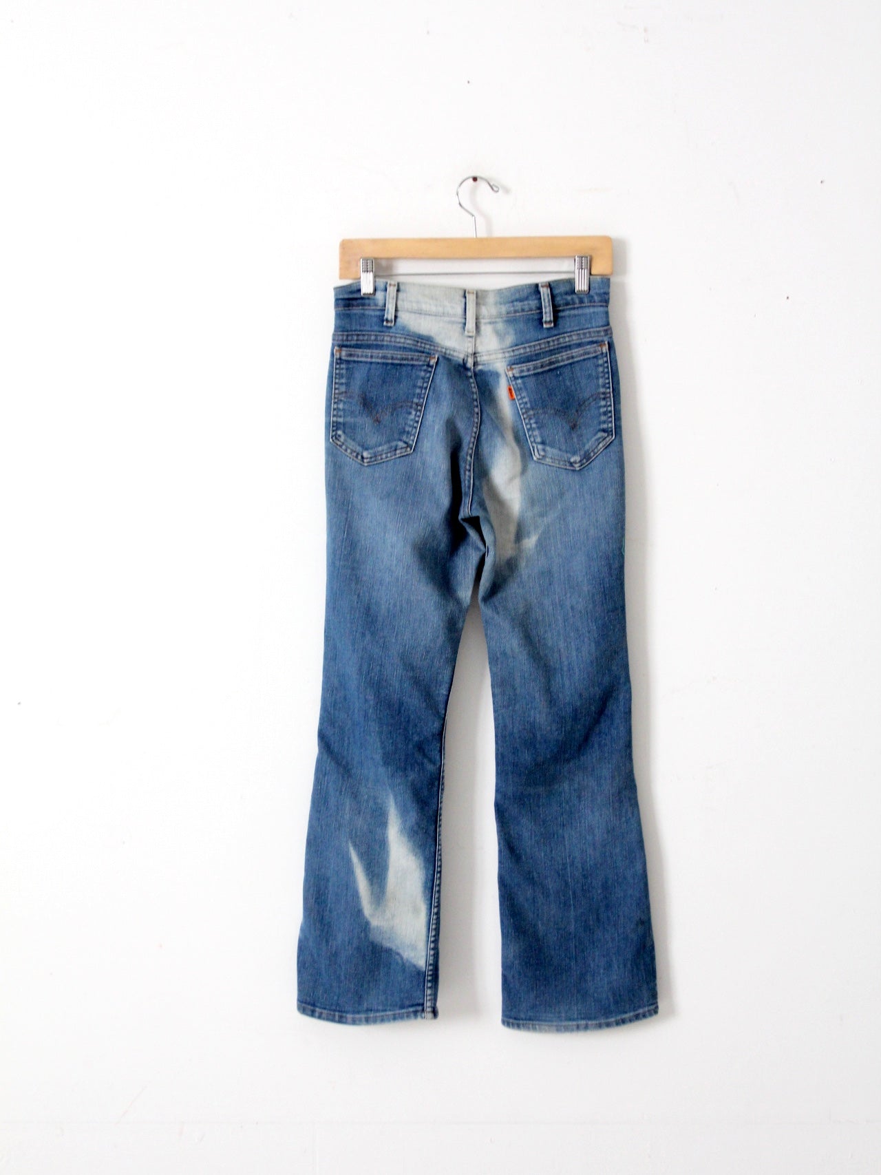 80’s Levi's 517 Vintage 80s Levis 517 Orange Tab Distressed Bootcut Made In USA