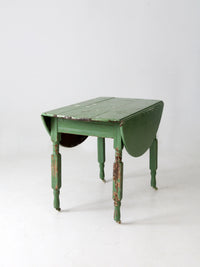antique painted drop leaf table