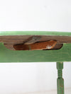 antique painted drop leaf table