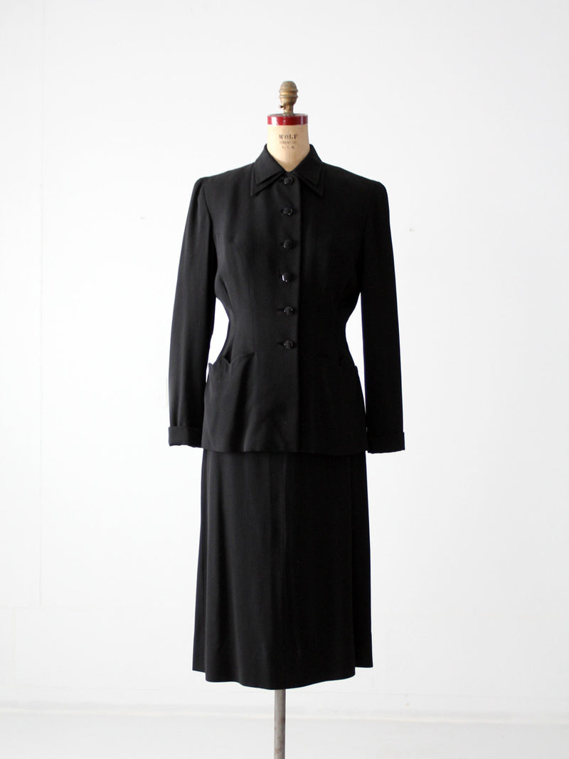 vintage 50s Gucci skirt suit