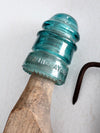 hewn wood posts