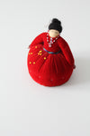 red pin cushion