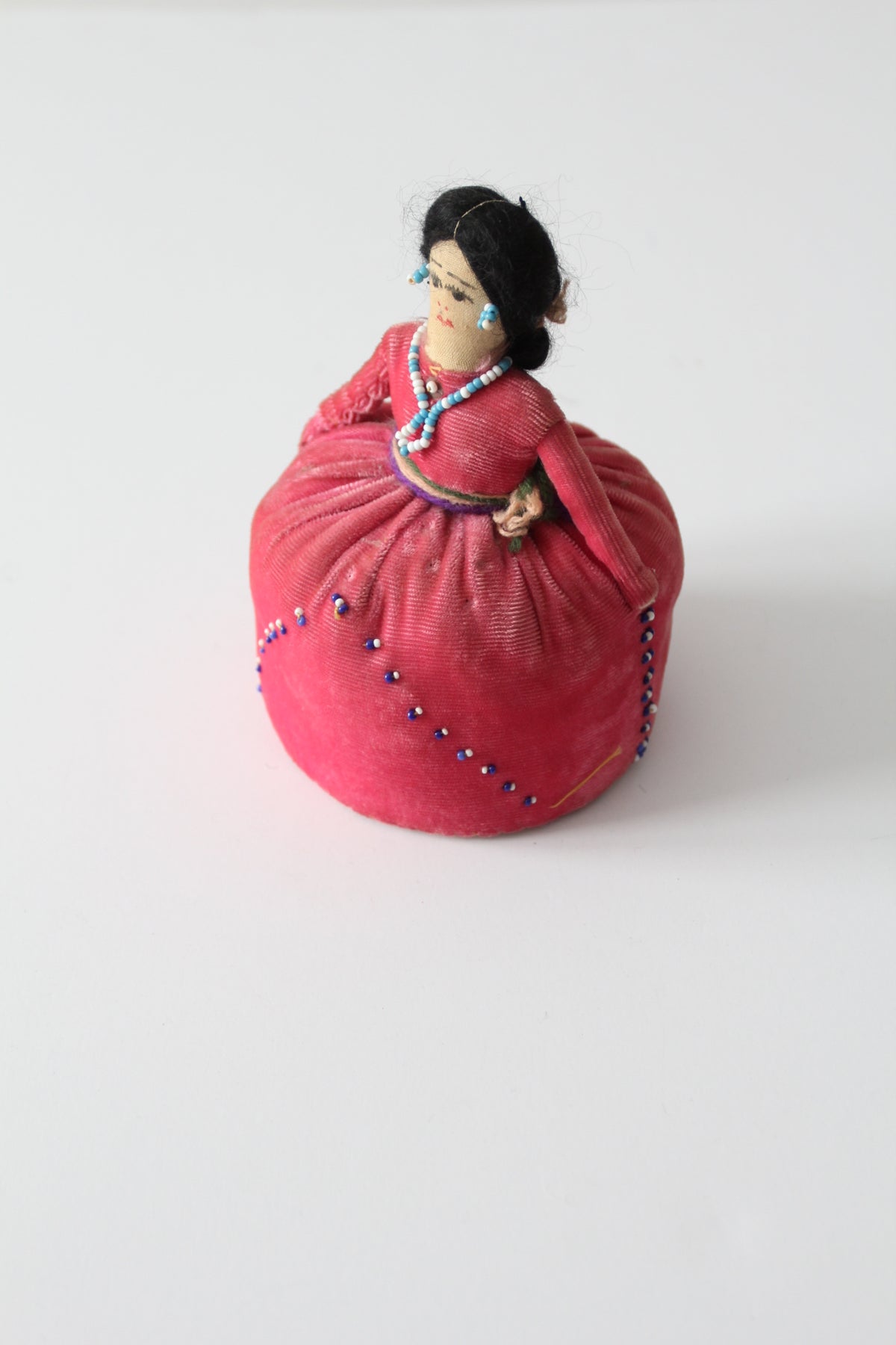 vintage Native American doll pin cushion 86 Vintage