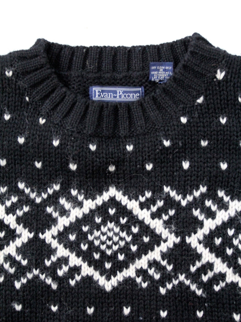 vintage men's wool sweater