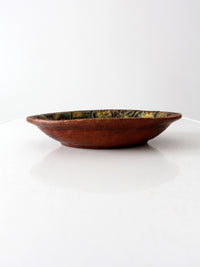 cast wood bowl