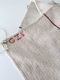 antique european grain sack