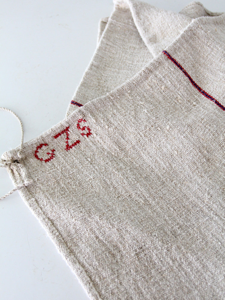 antique european grain sack