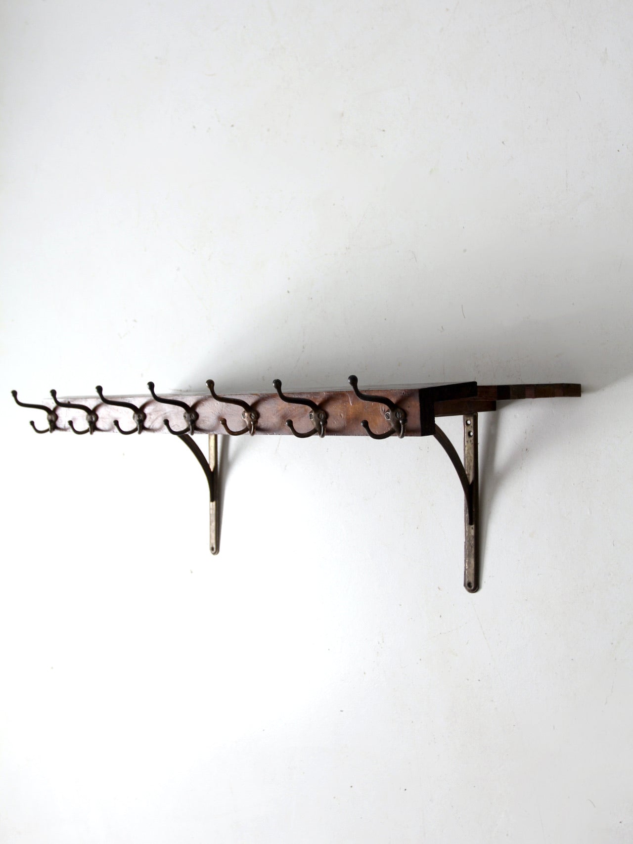 vintage coat rack wall shelf – 86 Vintage