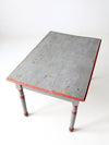 antique painted wood table