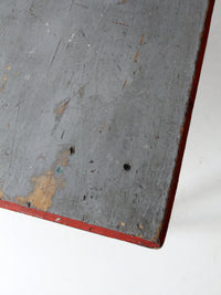 antique painted wood table