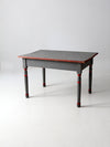 antique painted wood table