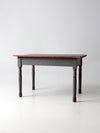 antique painted wood table